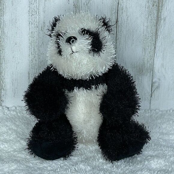 GANZ Webkinz Lil' Kinz PANDA Stuffed Animal Plush HS111 - Picture 1 of 9